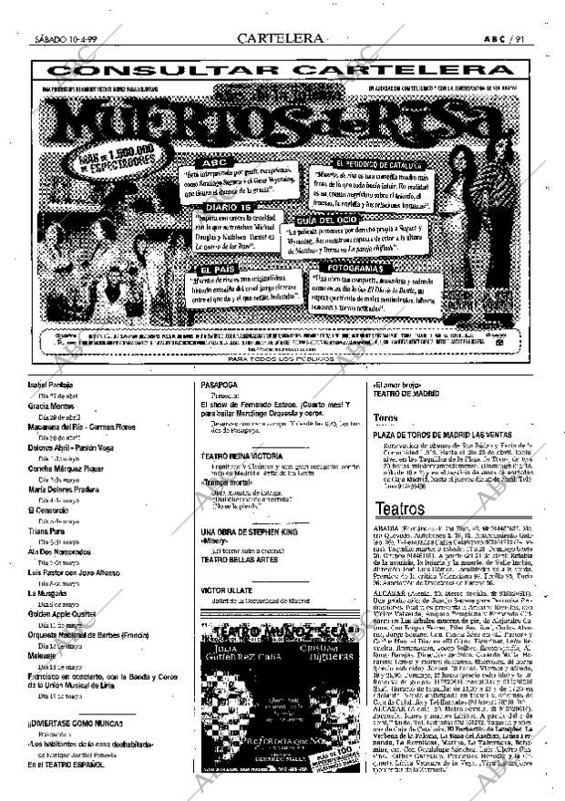 ABC MADRID 10-04-1999 página 91