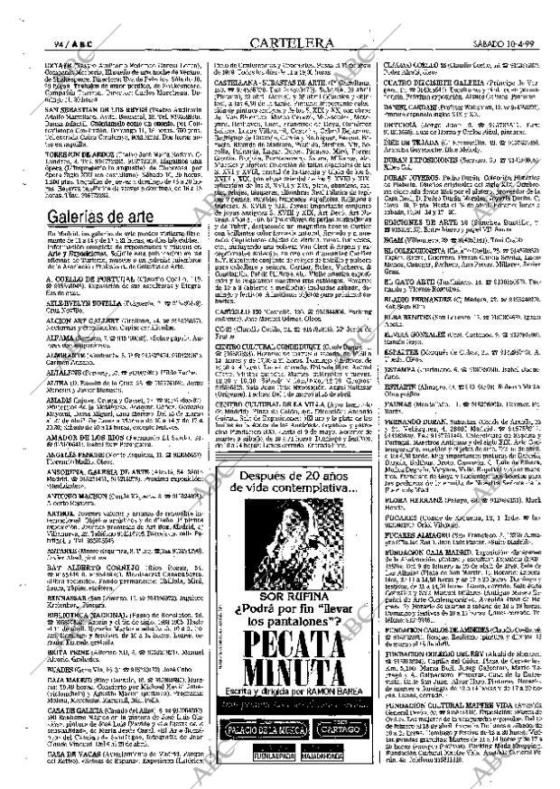 ABC MADRID 10-04-1999 página 94
