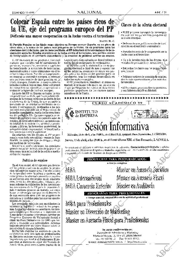 ABC SEVILLA 11-04-1999 página 31