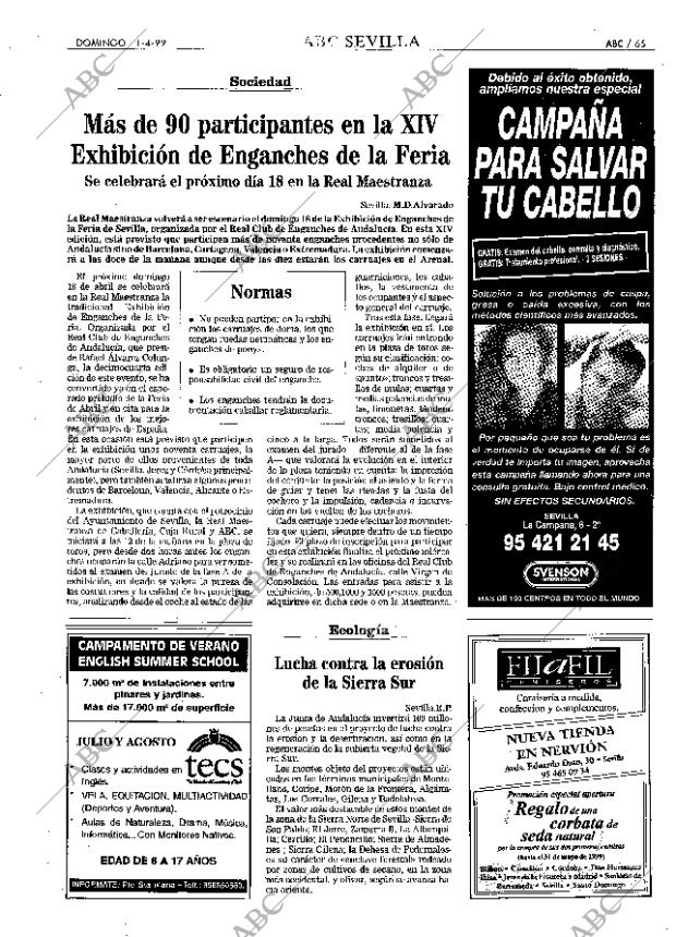 ABC SEVILLA 11-04-1999 página 65
