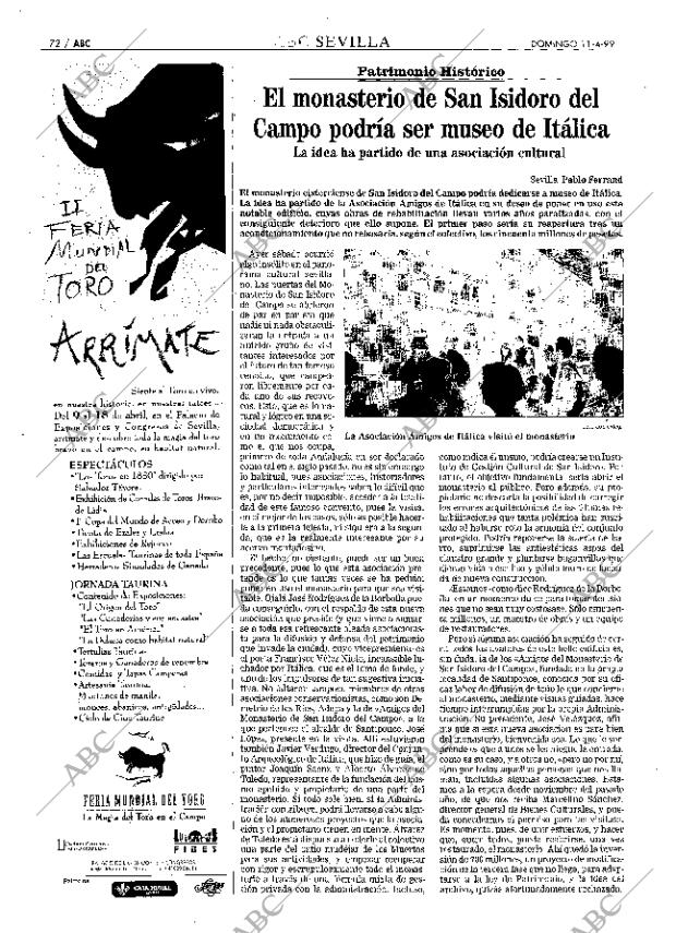 ABC SEVILLA 11-04-1999 página 72