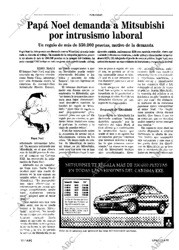 ABC MADRID 12-04-1999 página 10