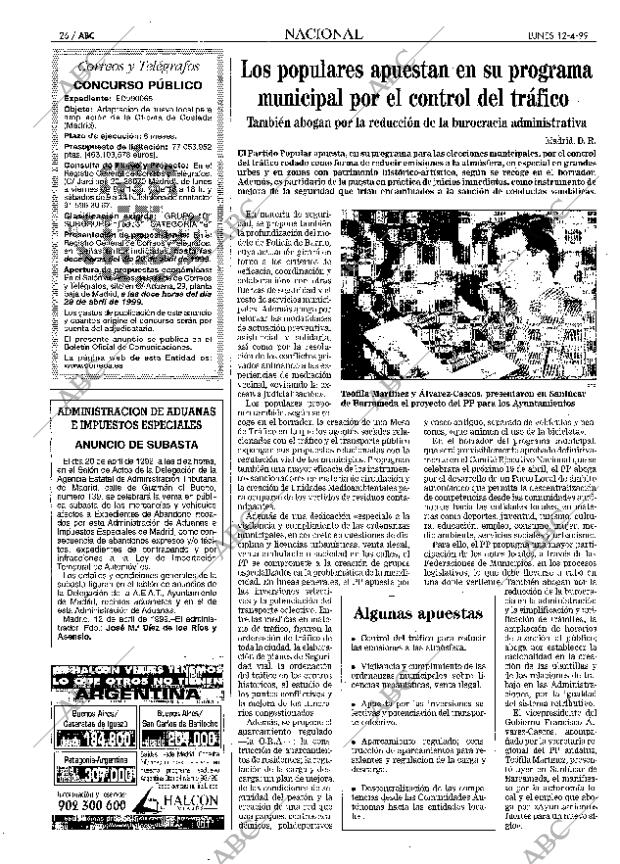 ABC MADRID 12-04-1999 página 26