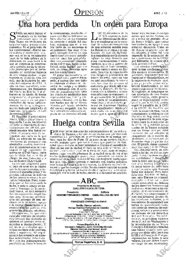 ABC SEVILLA 13-04-1999 página 11