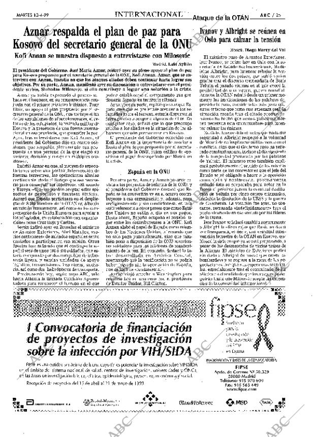 ABC SEVILLA 13-04-1999 página 25