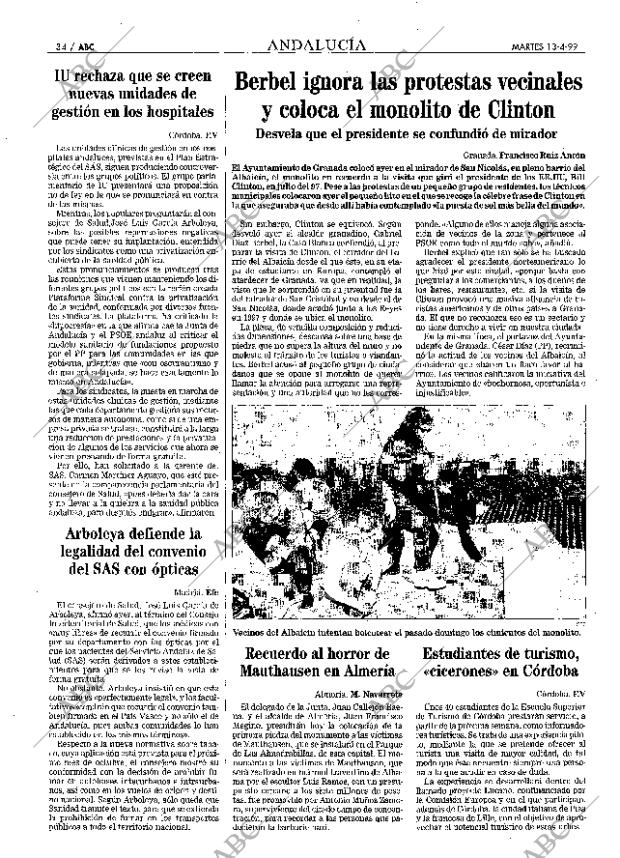 ABC SEVILLA 13-04-1999 página 34