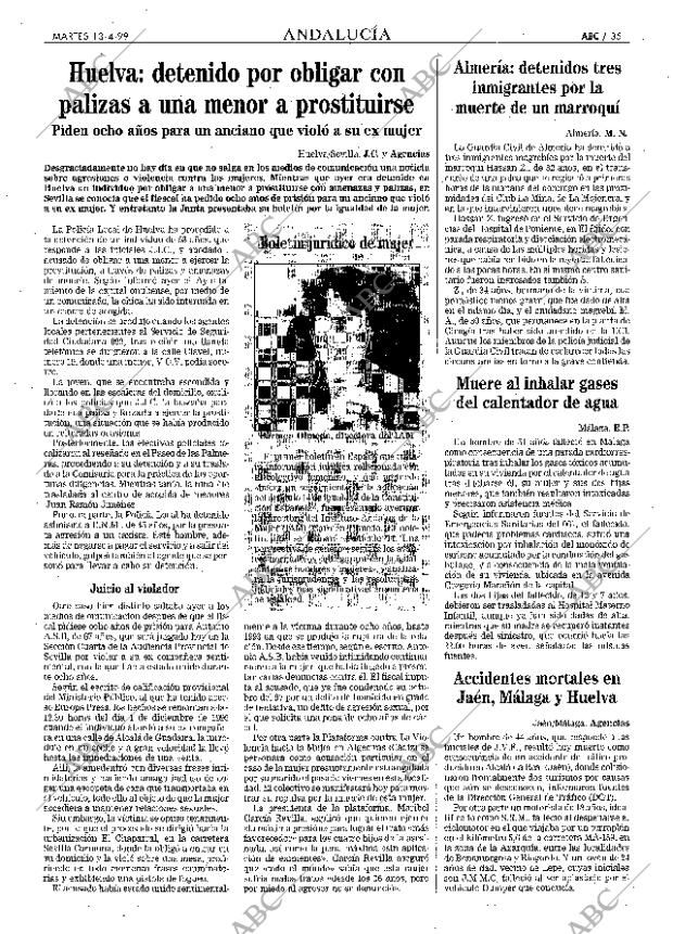 ABC SEVILLA 13-04-1999 página 35