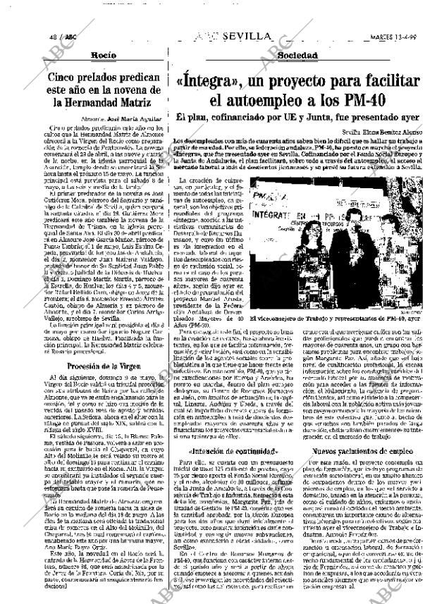 ABC SEVILLA 13-04-1999 página 48
