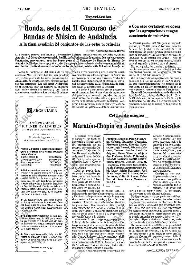 ABC SEVILLA 13-04-1999 página 54