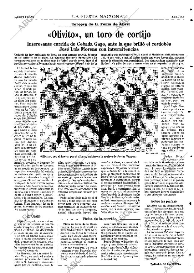 ABC SEVILLA 13-04-1999 página 83