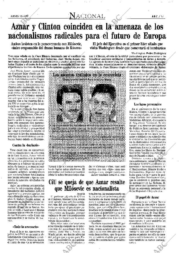 ABC SEVILLA 15-04-1999 página 17