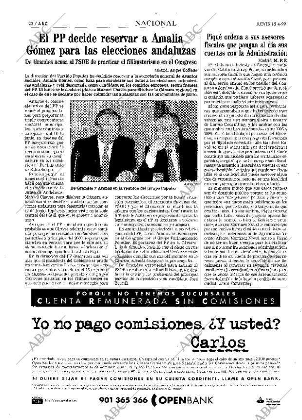 ABC SEVILLA 15-04-1999 página 22