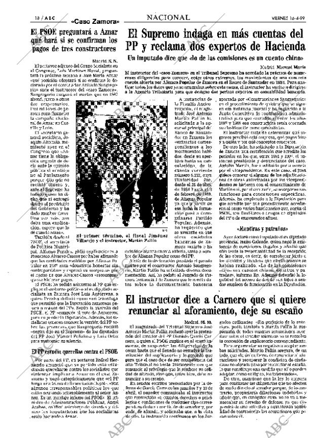 ABC MADRID 16-04-1999 página 18