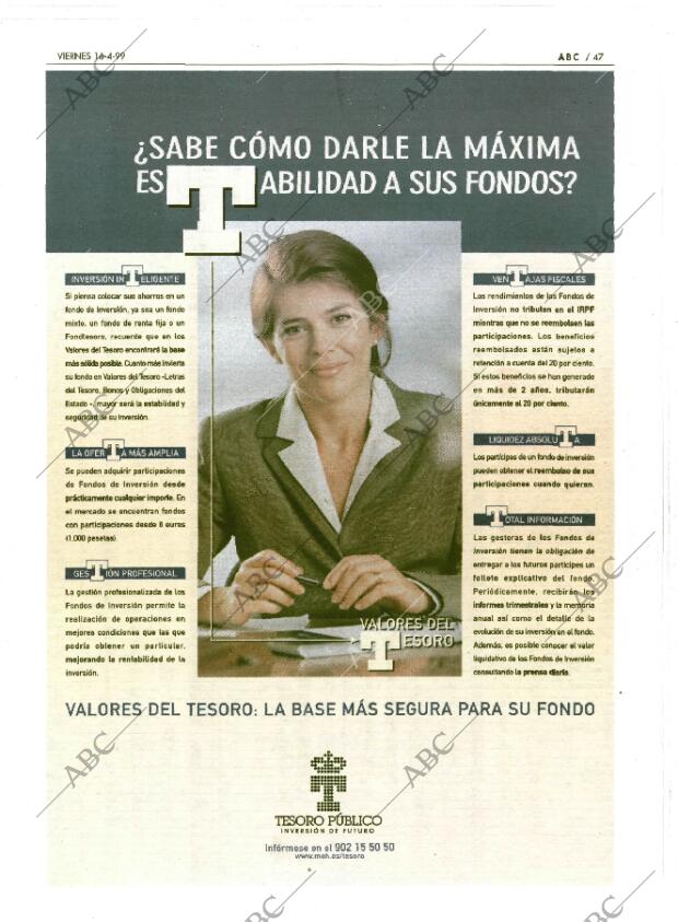 ABC MADRID 16-04-1999 página 47