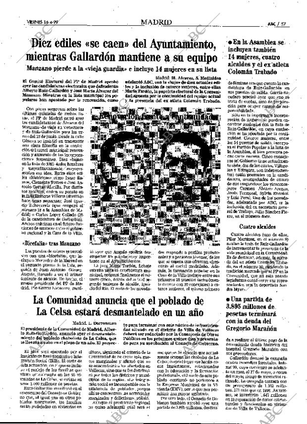 ABC MADRID 16-04-1999 página 57