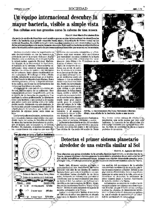 ABC MADRID 16-04-1999 página 73
