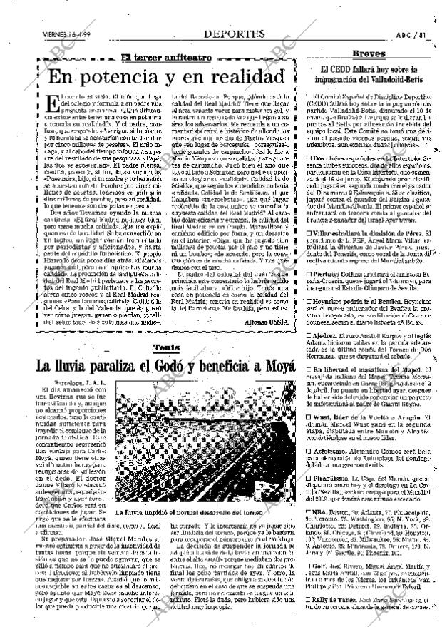 ABC MADRID 16-04-1999 página 81