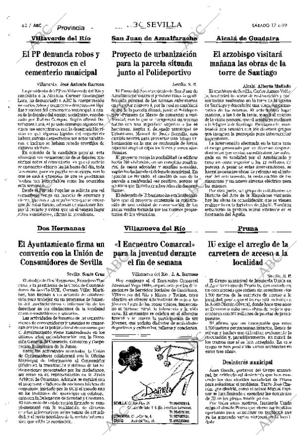 ABC SEVILLA 17-04-1999 página 62