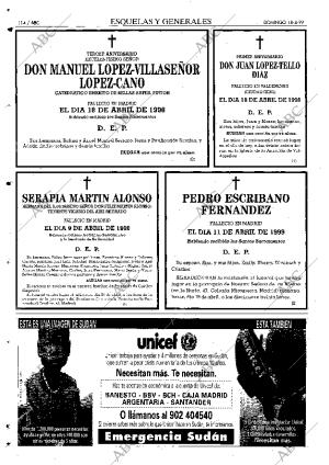 ABC MADRID 18-04-1999 página 114