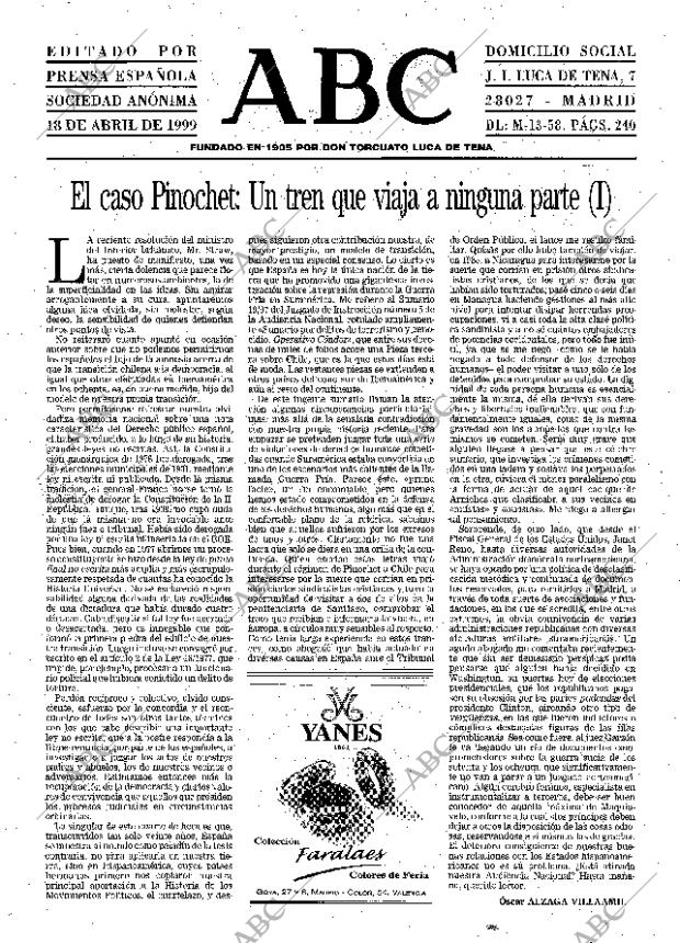ABC MADRID 18-04-1999 página 3
