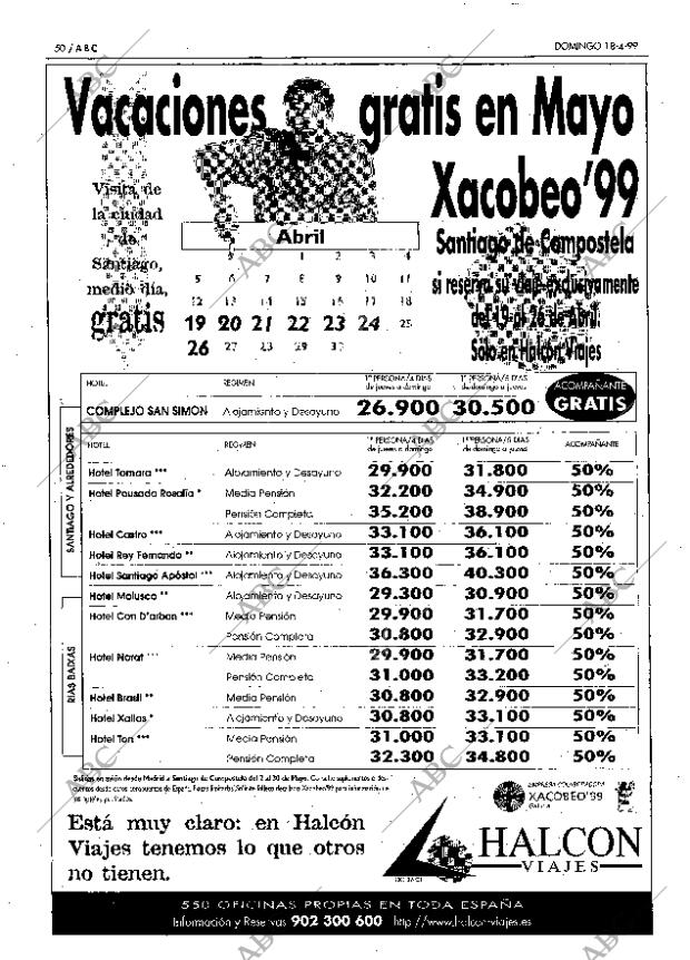 ABC MADRID 18-04-1999 página 50