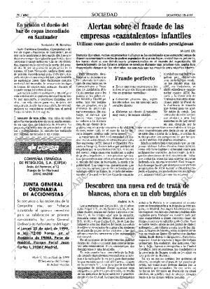 ABC MADRID 18-04-1999 página 70