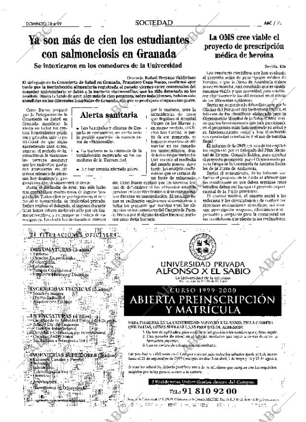 ABC MADRID 18-04-1999 página 73