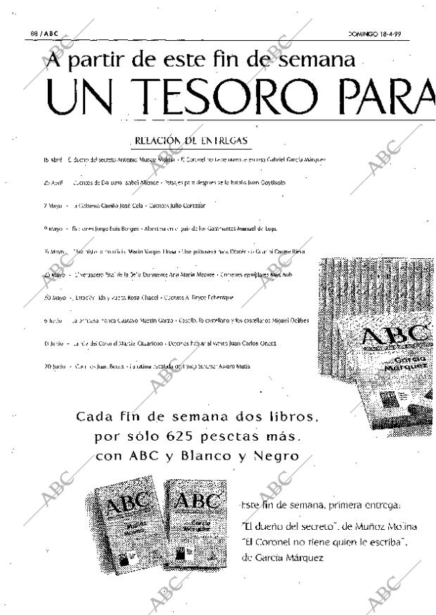 ABC MADRID 18-04-1999 página 88