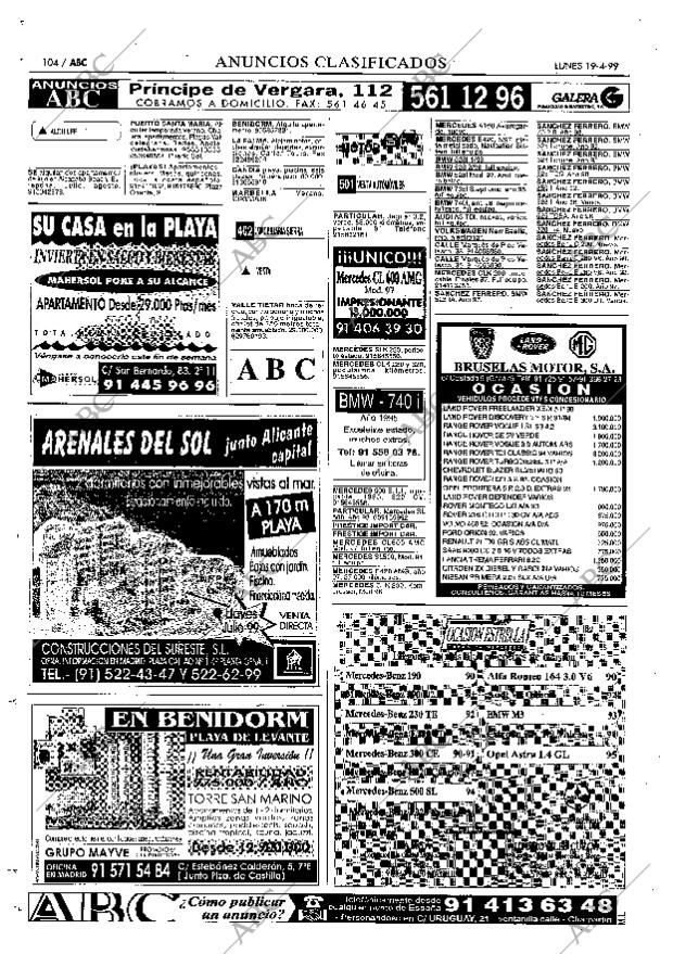ABC MADRID 19-04-1999 página 104