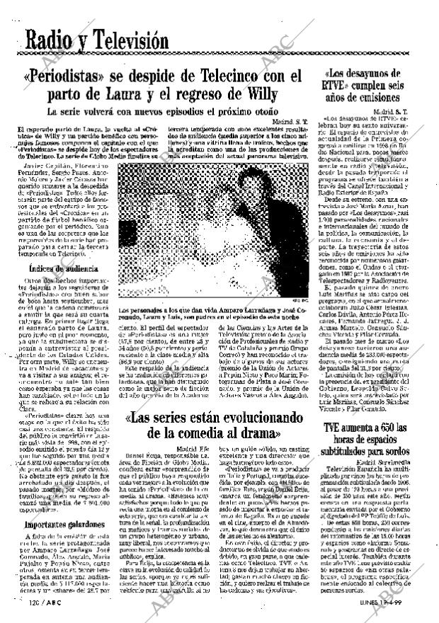 ABC MADRID 19-04-1999 página 120