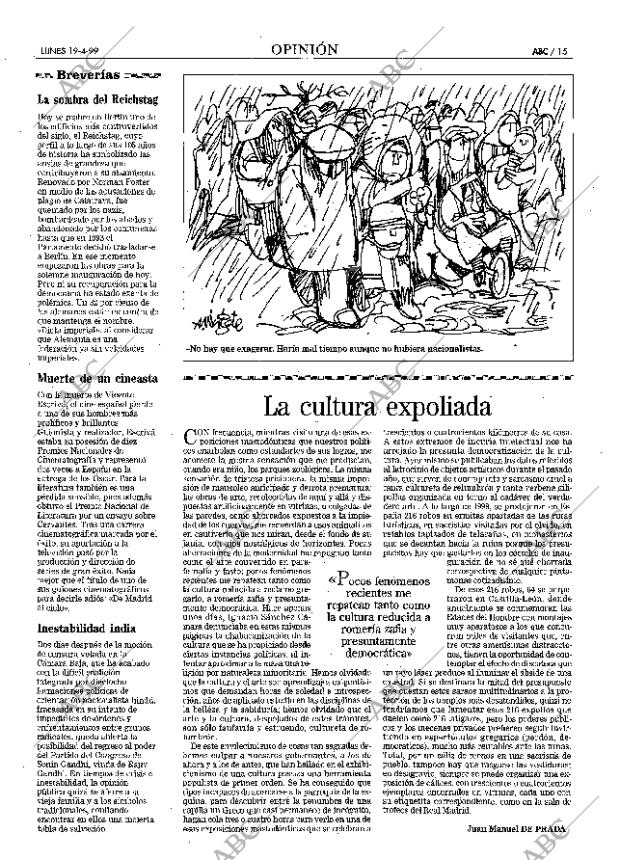 ABC MADRID 19-04-1999 página 15