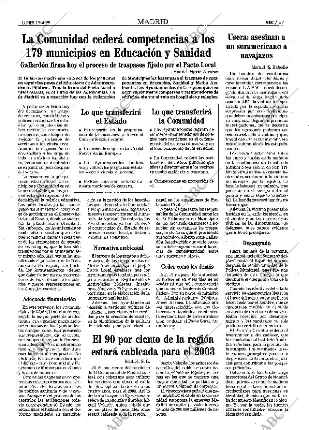 ABC MADRID 19-04-1999 página 57