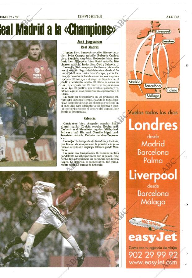 ABC MADRID 19-04-1999 página 65