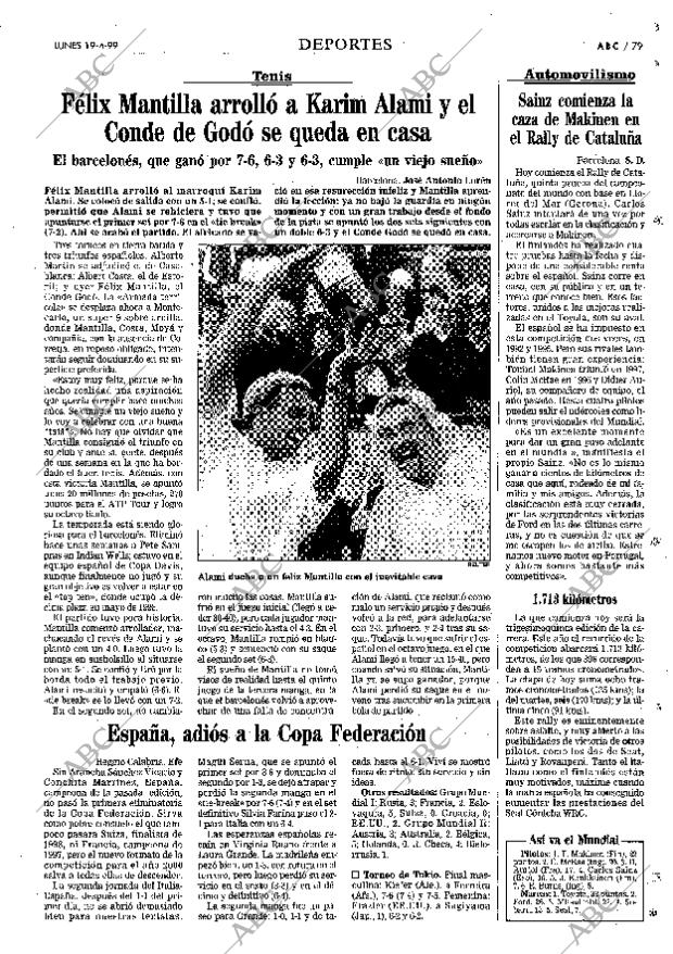 ABC MADRID 19-04-1999 página 79