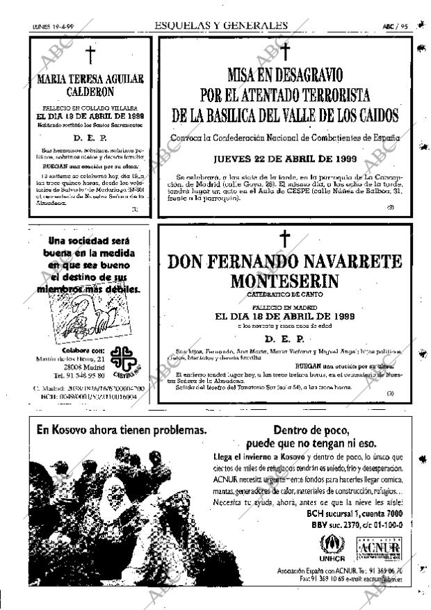 ABC MADRID 19-04-1999 página 95