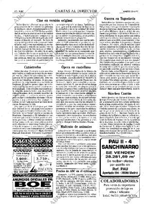 ABC MADRID 20-04-1999 página 12