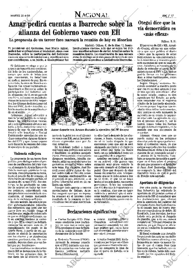 ABC MADRID 20-04-1999 página 17