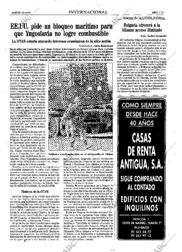 ABC MADRID 20-04-1999 página 31