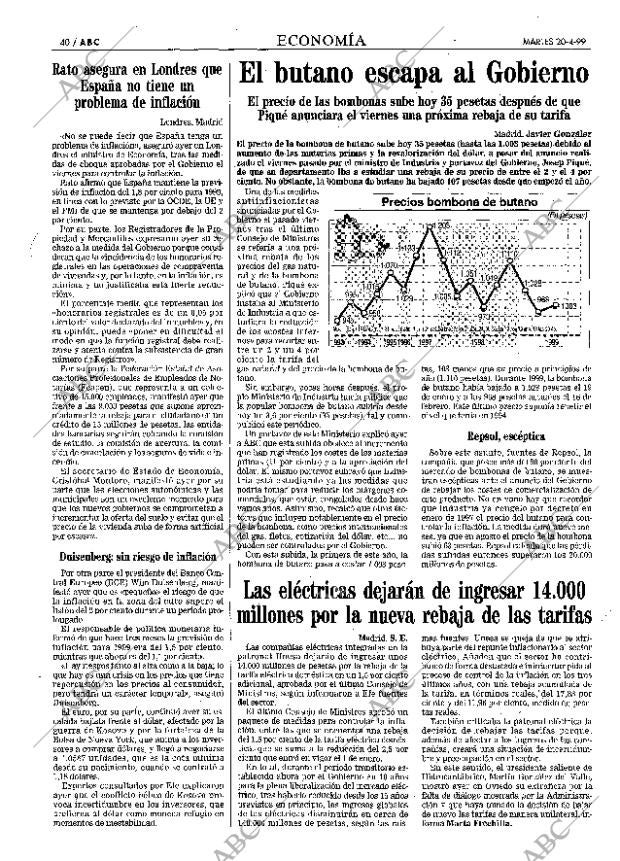 ABC MADRID 20-04-1999 página 40