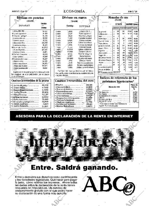 ABC MADRID 20-04-1999 página 51