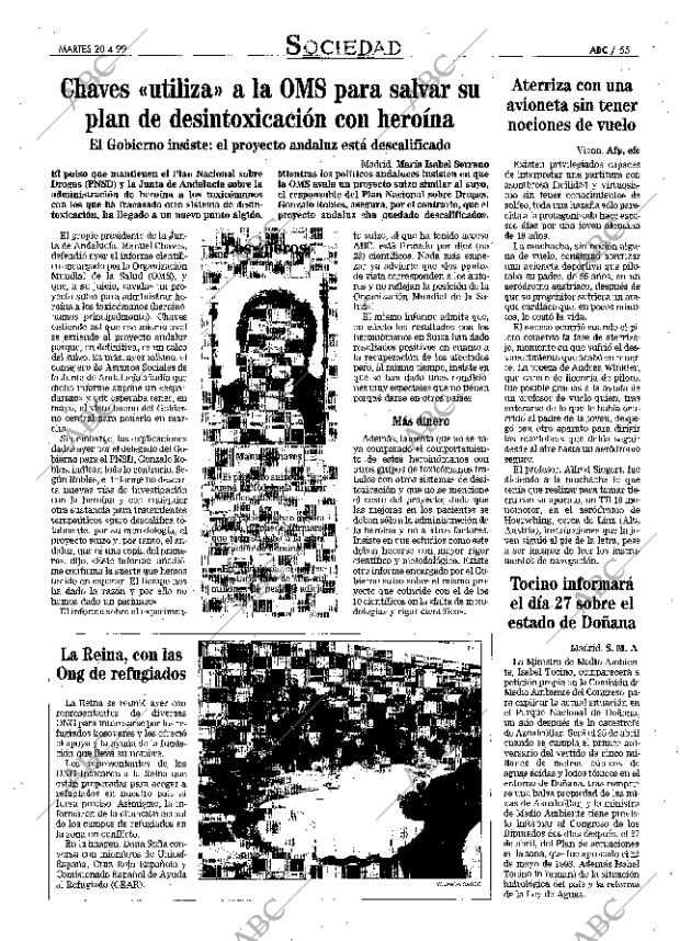 ABC MADRID 20-04-1999 página 55