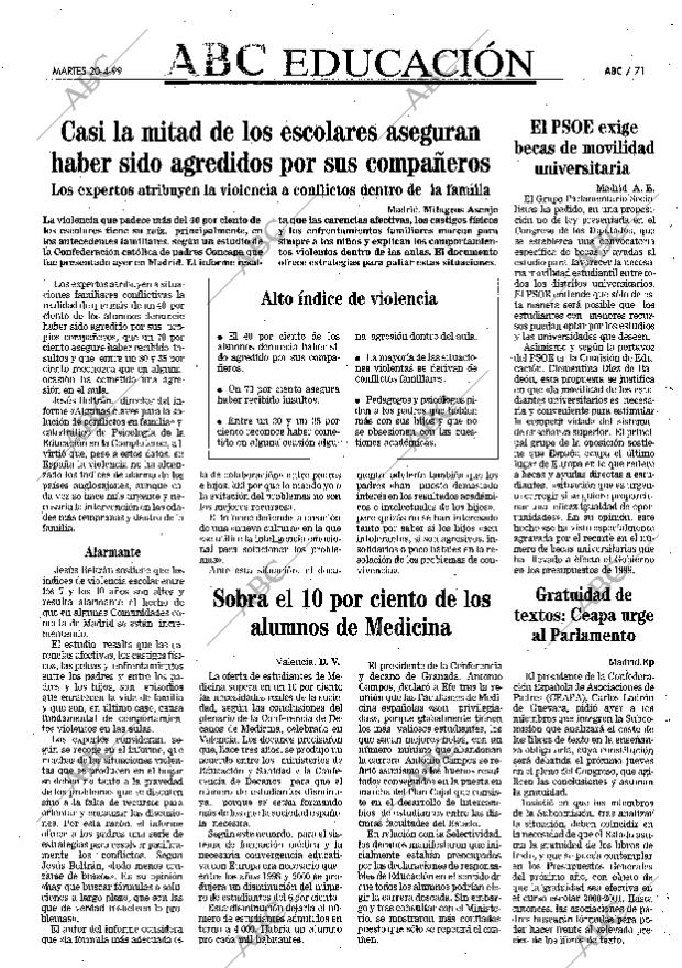 ABC MADRID 20-04-1999 página 71