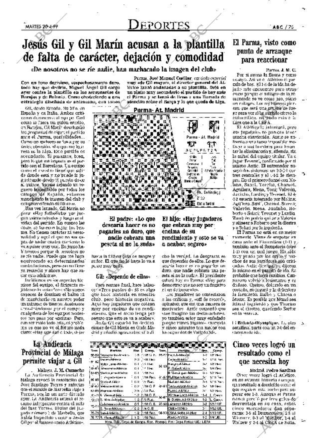 ABC MADRID 20-04-1999 página 75