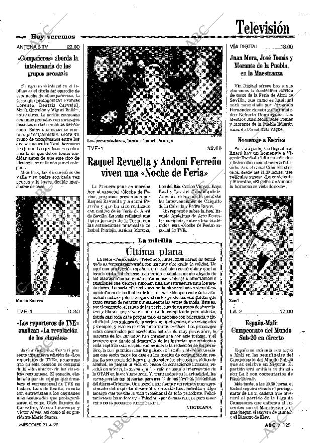 ABC MADRID 21-04-1999 página 125