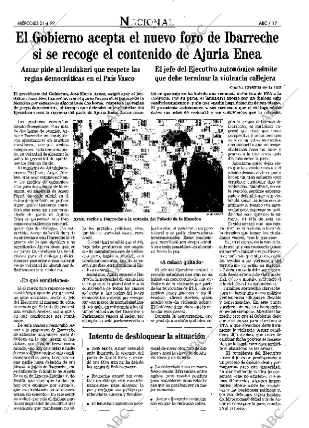 ABC MADRID 21-04-1999 página 17