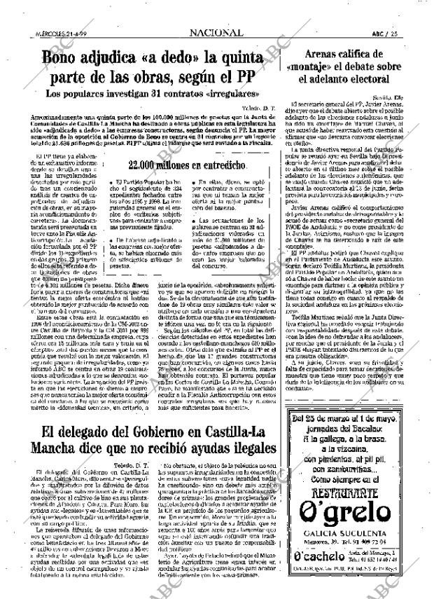 ABC MADRID 21-04-1999 página 25