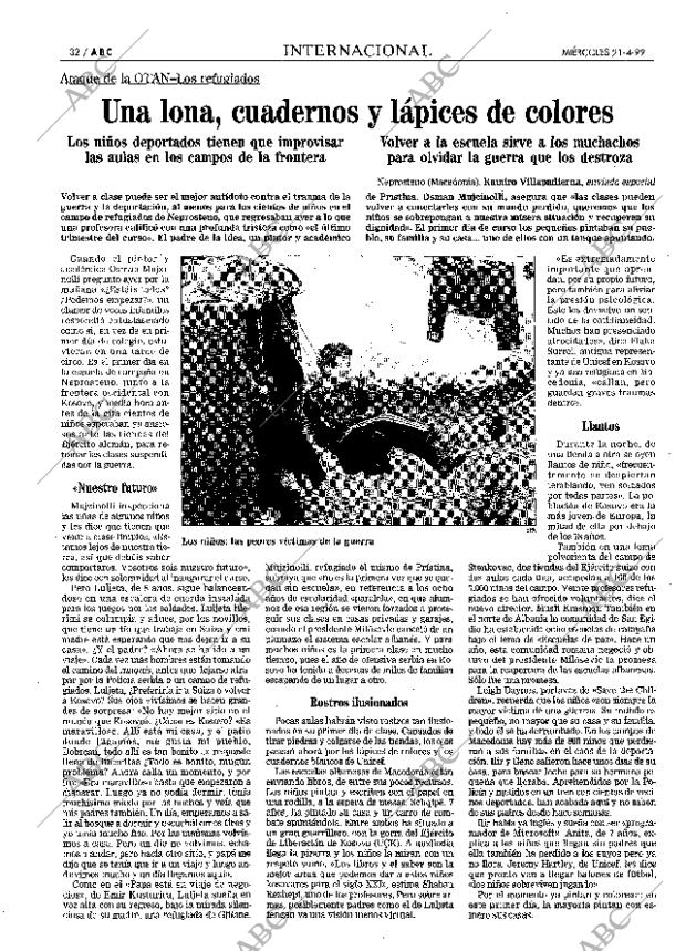 ABC MADRID 21-04-1999 página 32