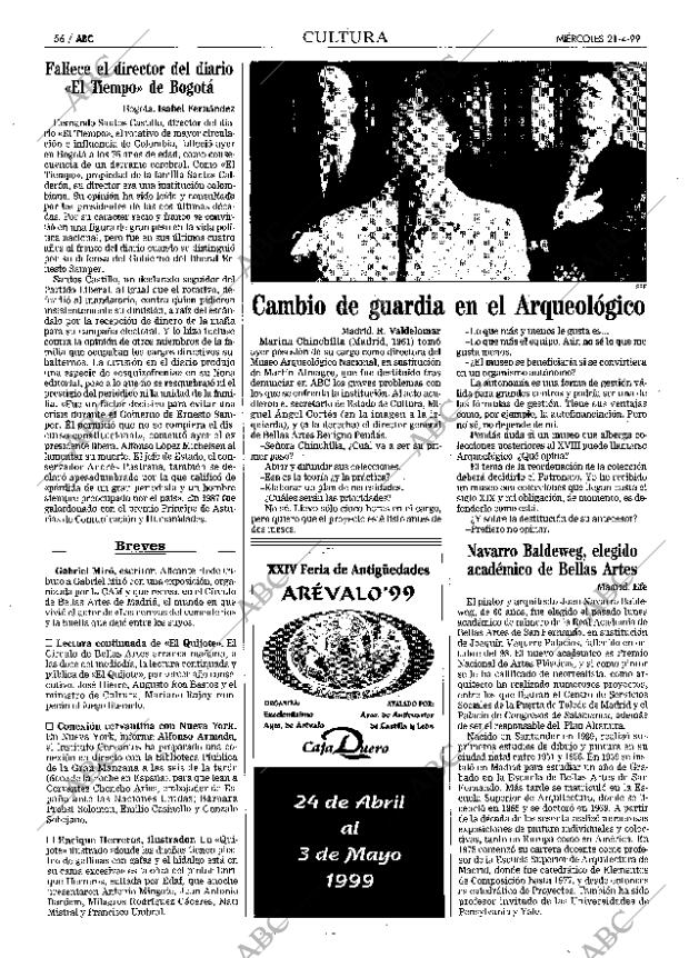 ABC MADRID 21-04-1999 página 56