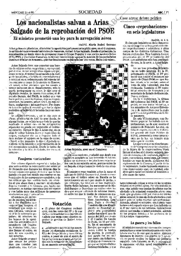 ABC MADRID 21-04-1999 página 71