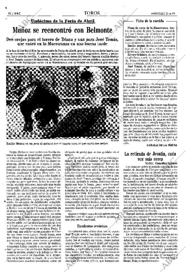 ABC MADRID 21-04-1999 página 80